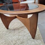 Oval coffee table by G-Plan in solid teak
