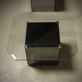 Pair of Mirrored Glass Coffee Tables 1980s