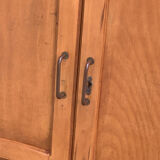 Parisian wardrobe vintage beech 1970