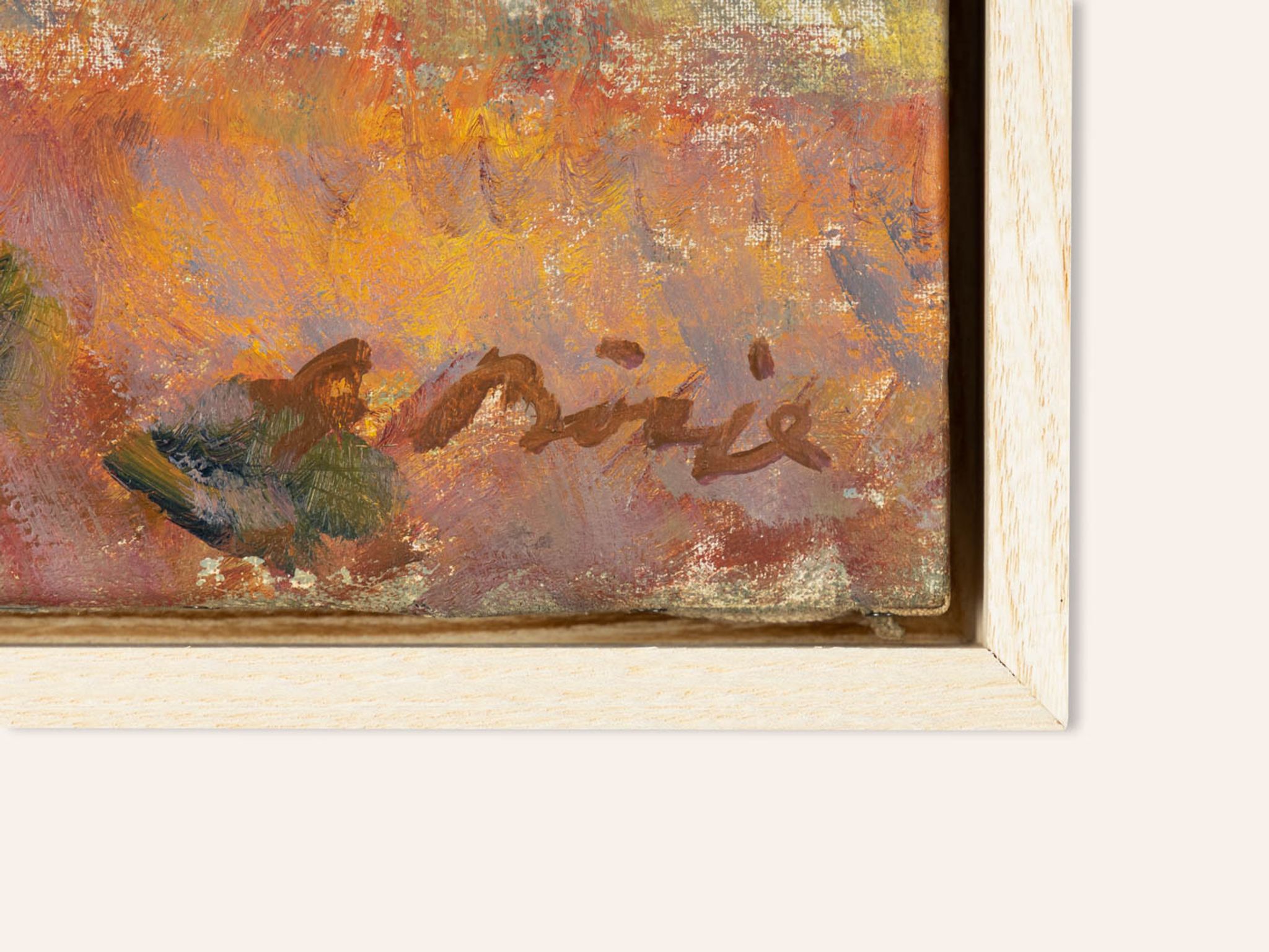 Huile sur toile, 44 x 36 cm