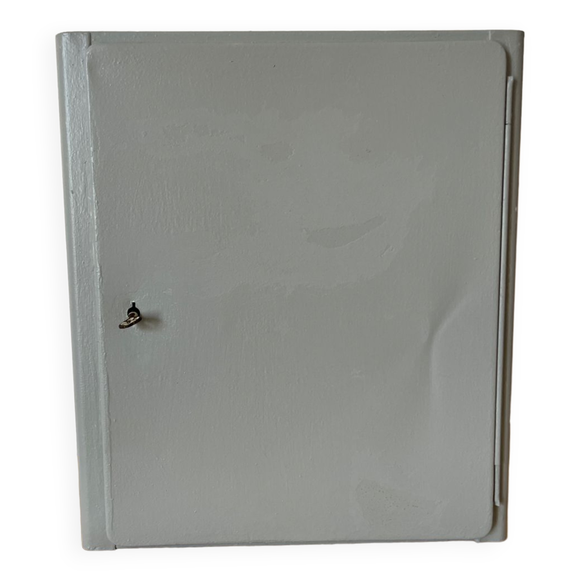 Metal pharmacy cabinet