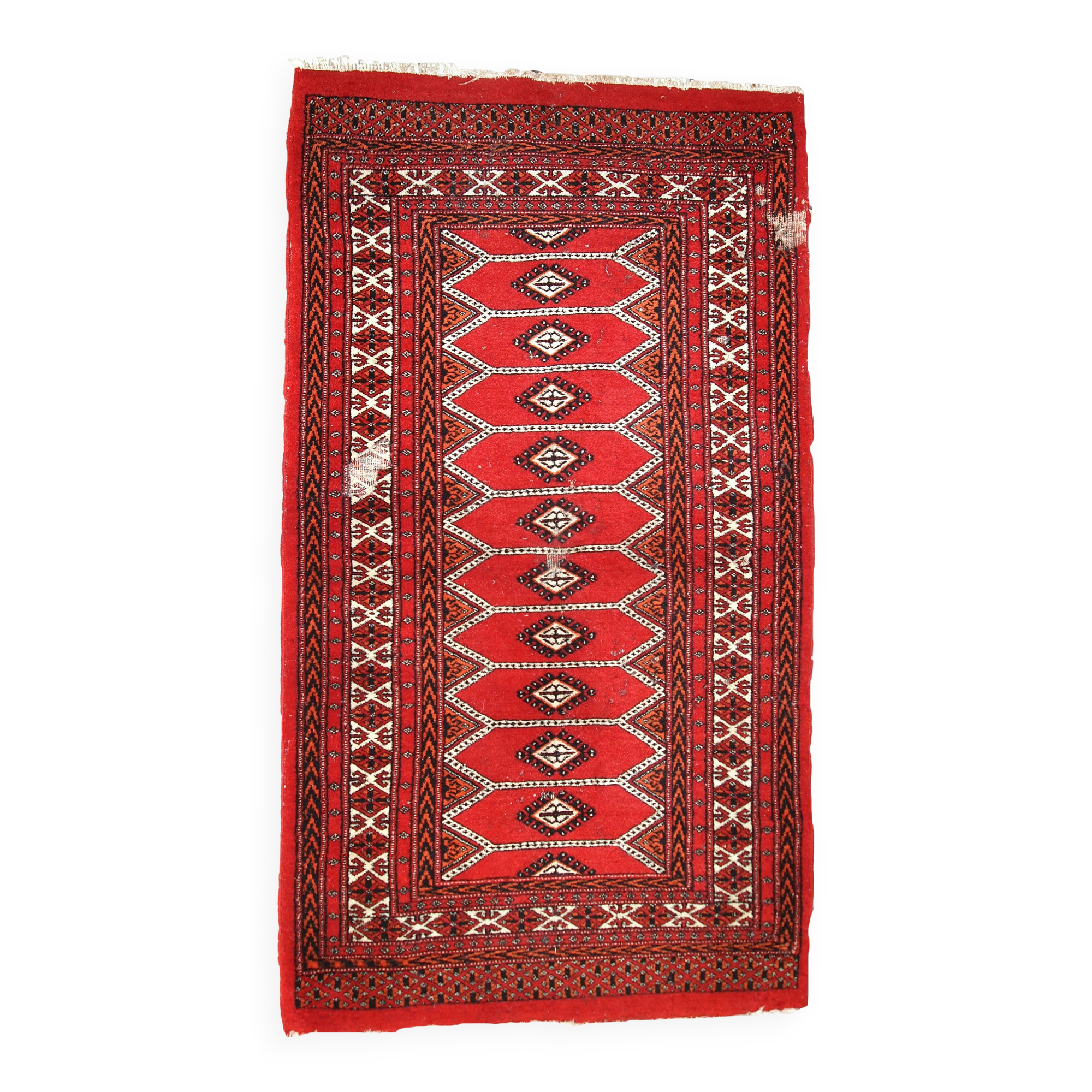 Tapis Vintage Lahore Pakistanais, Années 1960, Élégance Authentique