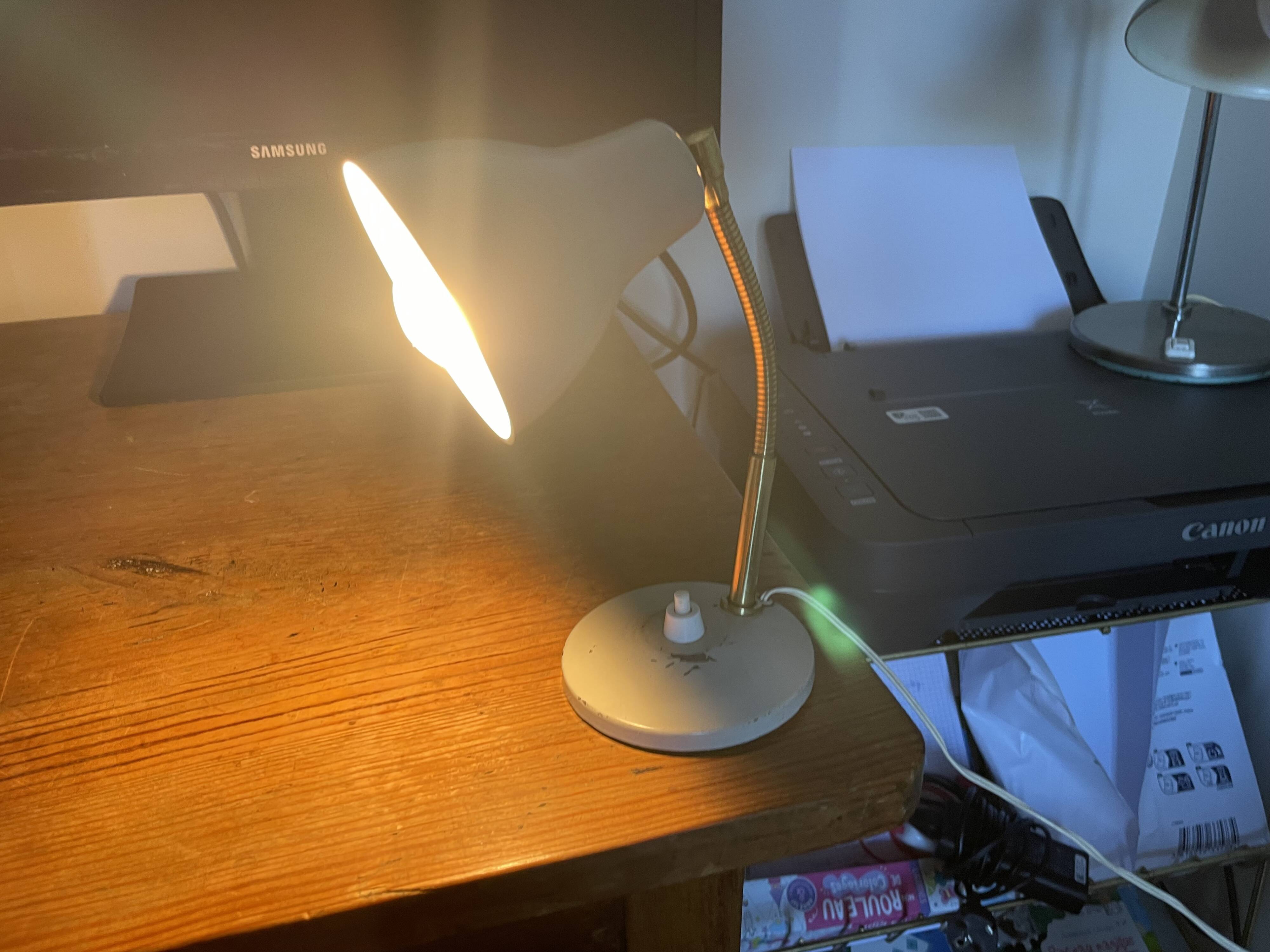 Aluminor desk lamp from the 1950s
