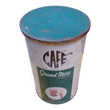 Vintage metal box café grandmère