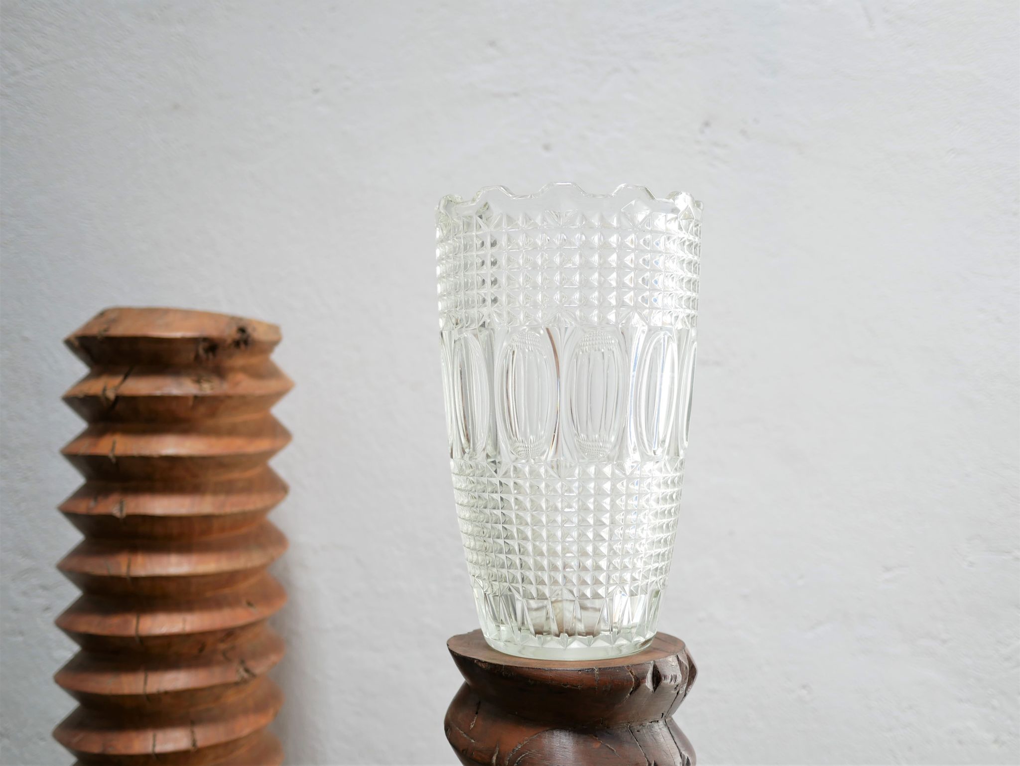 Vase vintage en verre