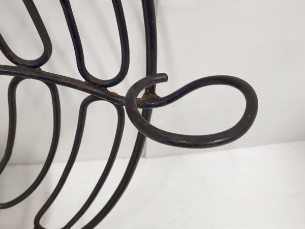 Miroir patère porte-plantes vintage de style art nouveau