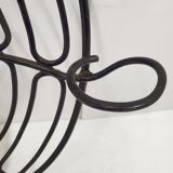 Vintage plant-bearing mirror in art nouveau style