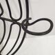 Vintage plant-bearing mirror in art nouveau style