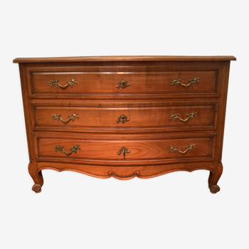 Chest of drawers with curved façade of Provencal style XX century