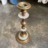 2 brass candlesticks