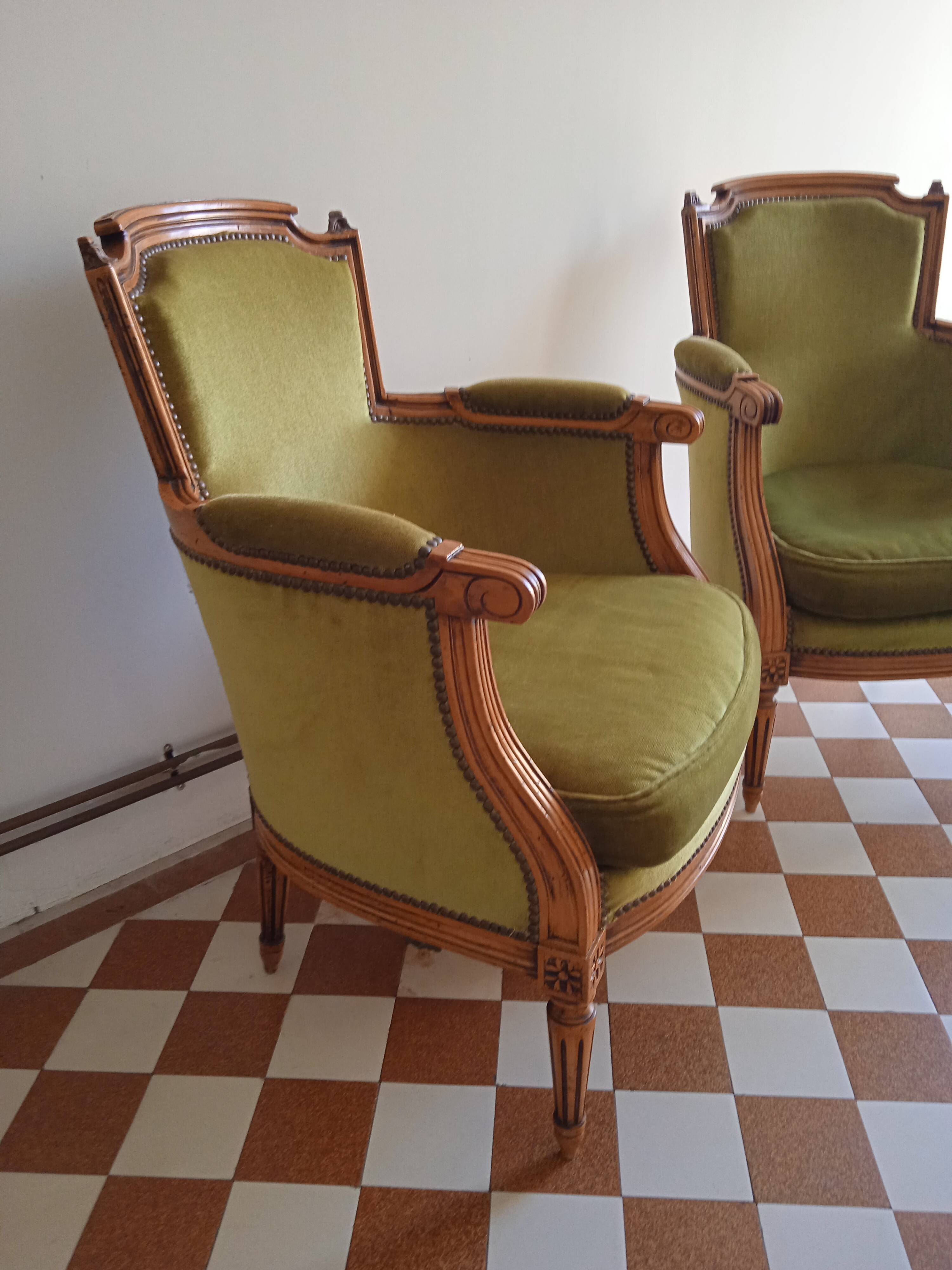 Pair of armchairs
