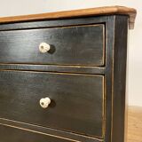 Oak and pine chest of drawers, 1910s