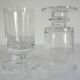 Set of 10 vintage Sèvres crystal glasses, 1970s