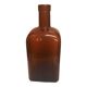 Bouteille en verre ambrée