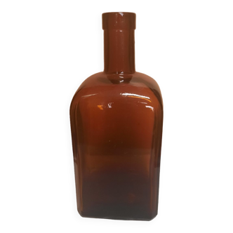 Amber glass bottle