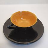 Set of 7 cups and saucers from the 50s.