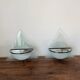 Pair of Illo wall lamps for Lamperti, 1980s, made in Italy