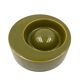 Mid-century green ceramic ashtray, Sicart Italy 1969