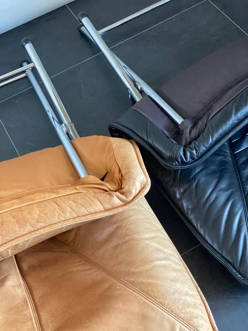 Pair of Molinari Easy Chairs by Teun van Zanten