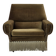 1970s, Danish armchair, green furniture velour, ash wood legs.