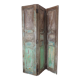 3-leaf screen natural patinated and green