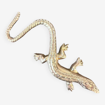 Small brass lizard