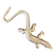 Small brass lizard
