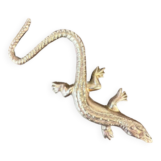 Small brass lizard
