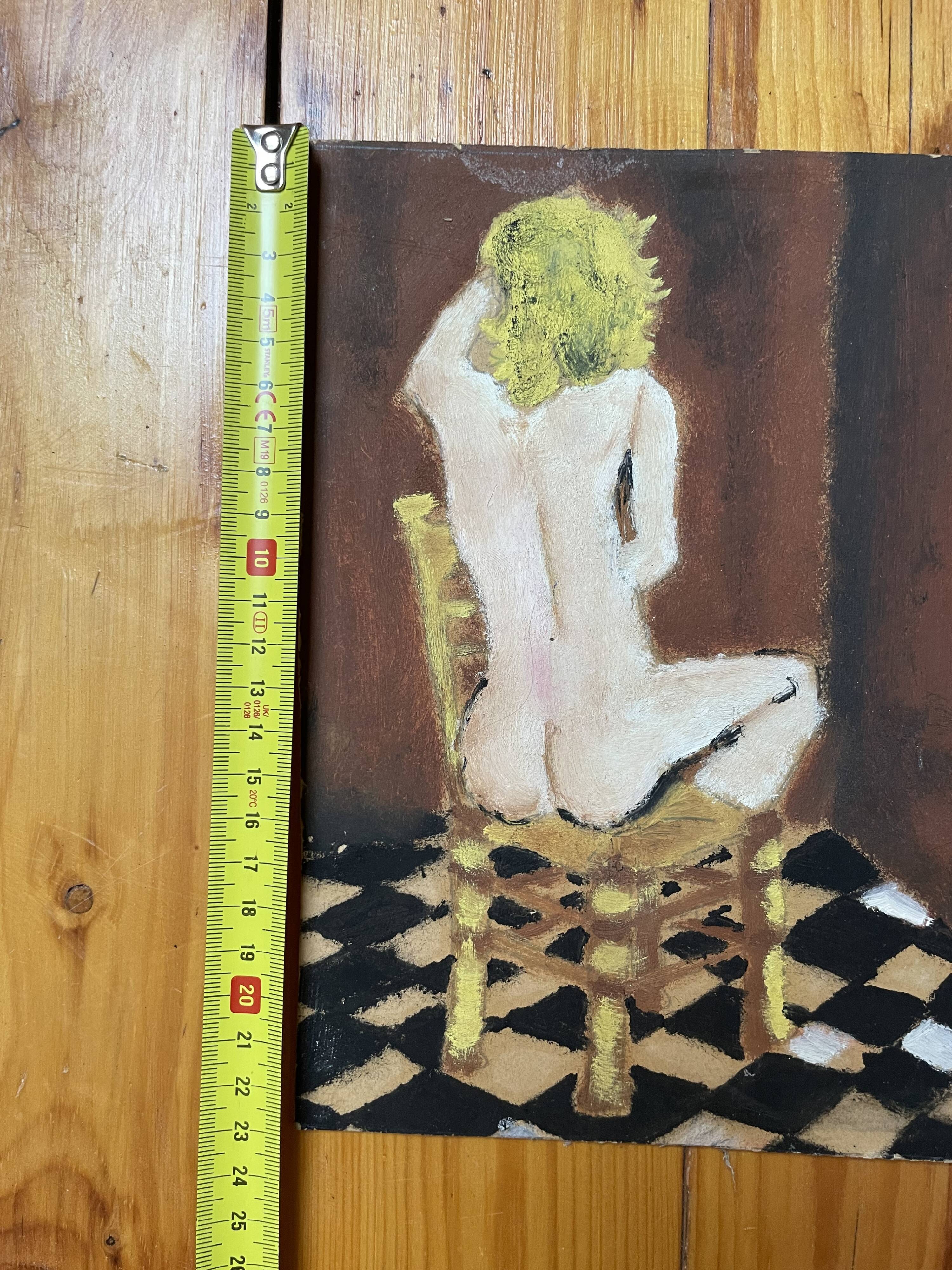 Painting, sitting