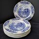 6 Pyroblan porcelain dinner plates BP Advertising