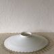 Suspension in white opaline with lace