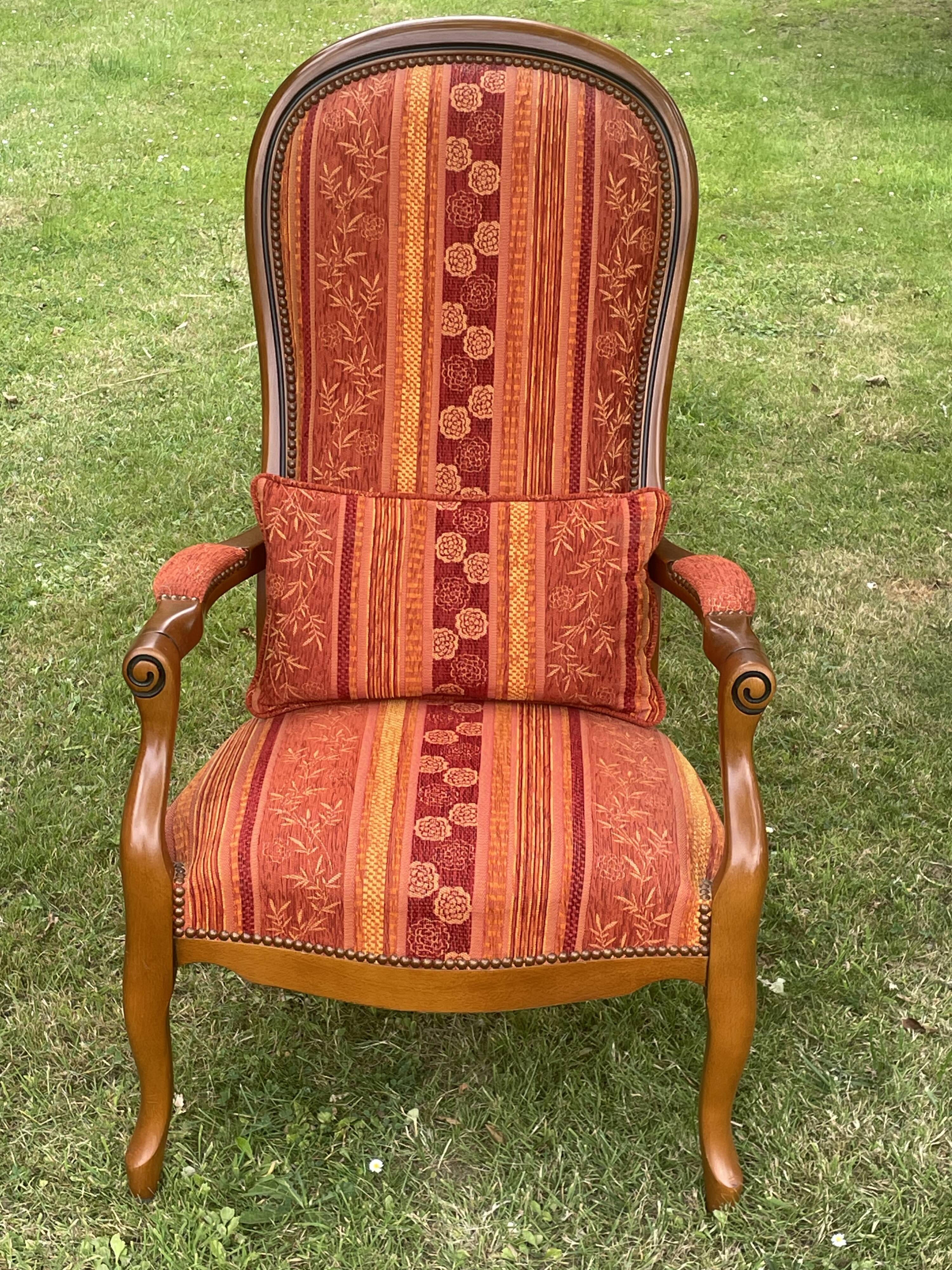 Pair of Voltaire armchairs