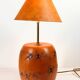 Vintage textured ceramic table lamp