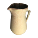 Old Accolay ceramic beige ceramic jug intage