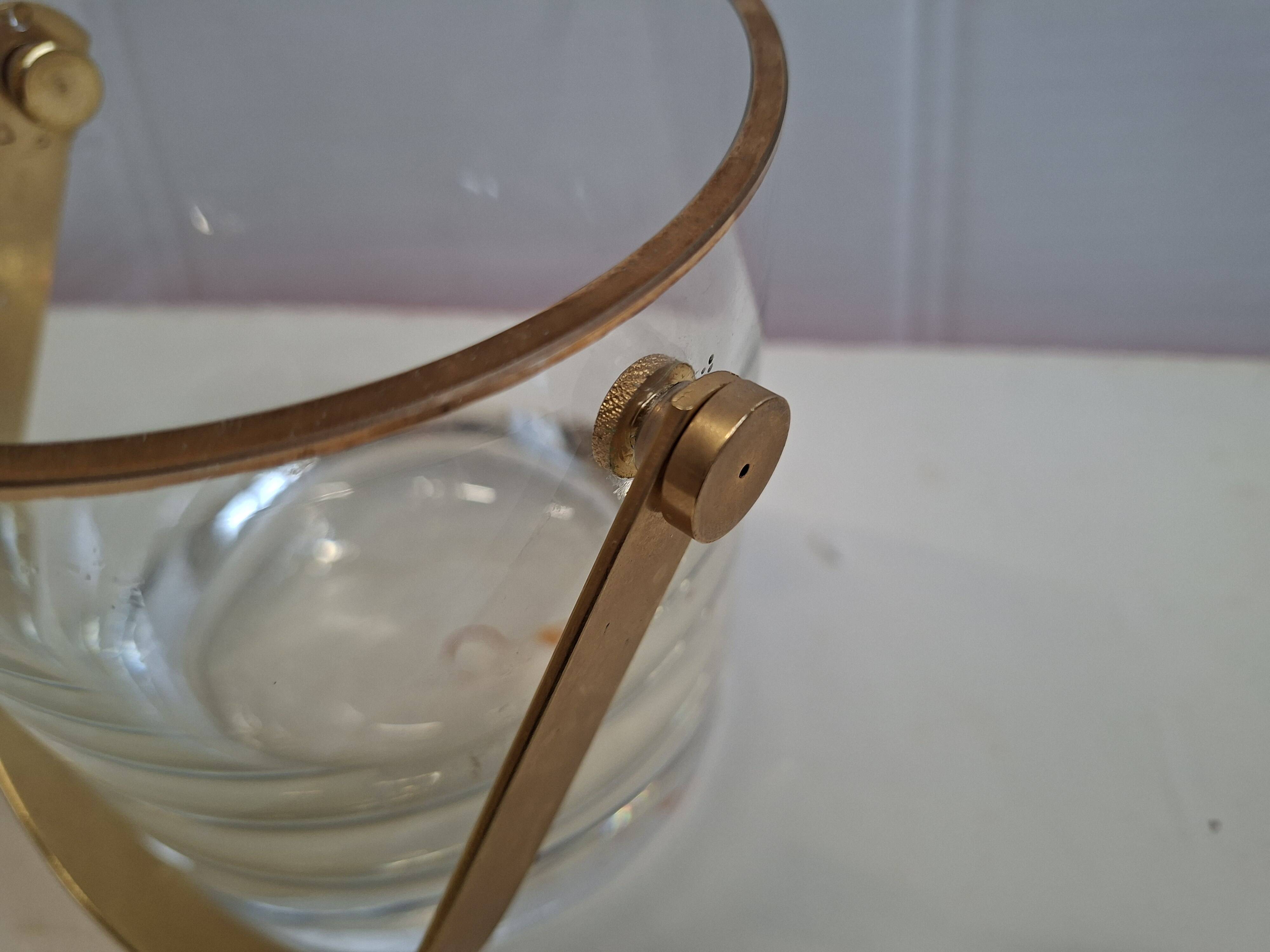Splendido secchiello per cubetti di ghiaccio da tavolo, originale degli ann