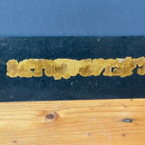 GOLD & BLACK Vintage ACCOUNTANT Glass Sign from 1970's Original MAN CAVE