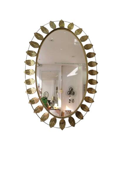 Gold metal mirror, 1970