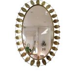 Gold metal mirror, 1970