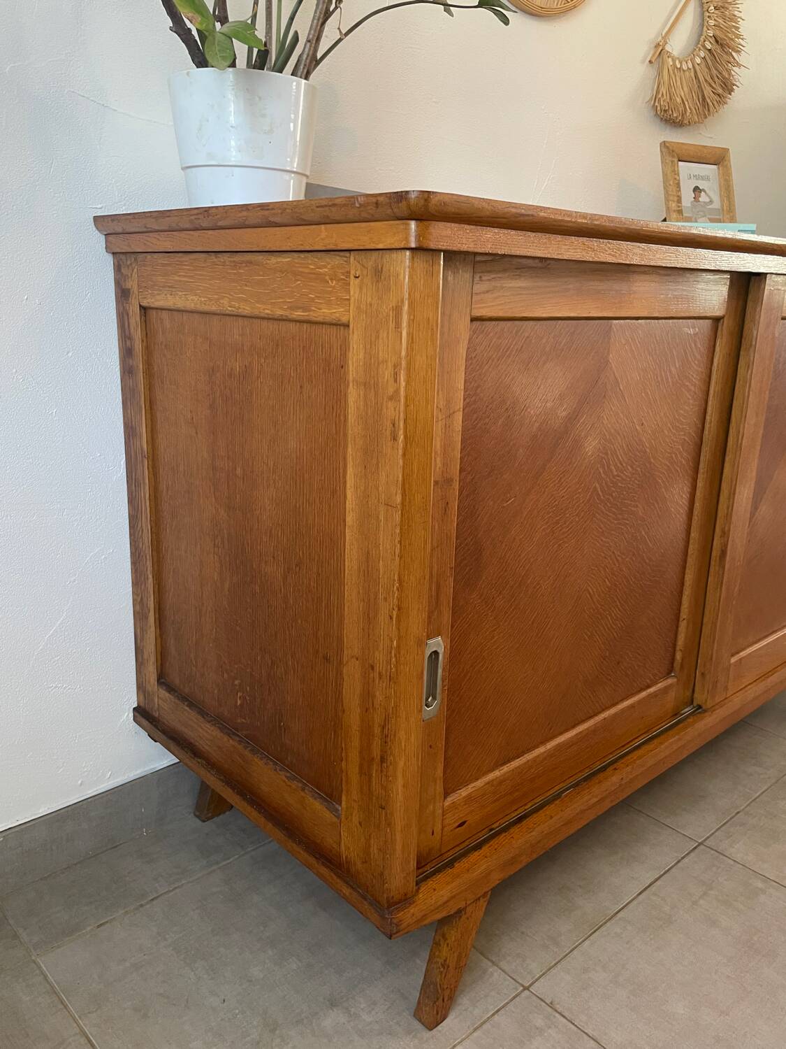 Magnificent vintage oak sideboard