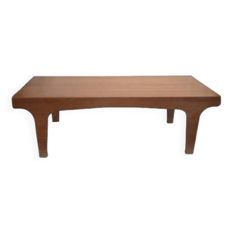 Table basse design scandinave en teck, années 60