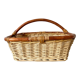 Wicker and rattan basket 34 x 34