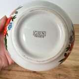 Sucrier motifs fleur giens