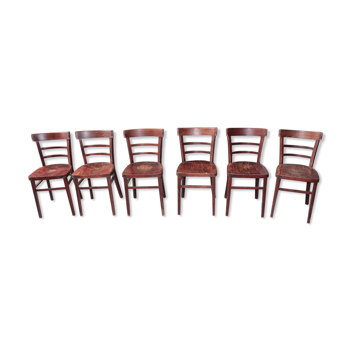 Lot of 6 bistro chairs