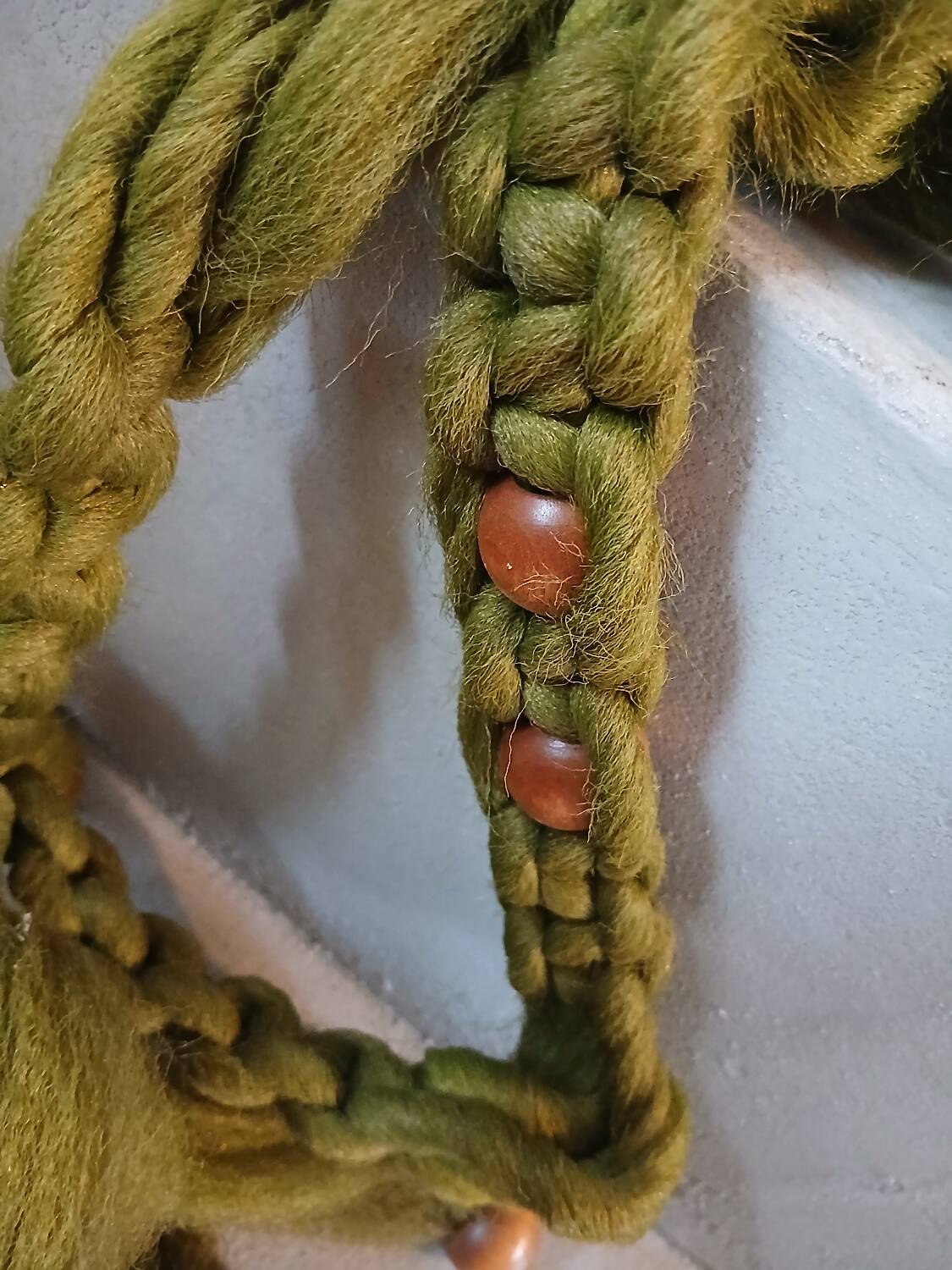 Vintage hanging plant holder