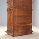 Antique baroque wardrobe in oak with safe, Italy, late 19th century.