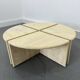 Italian Travertine Coffee or Side Tables, 1970s, Set of 4