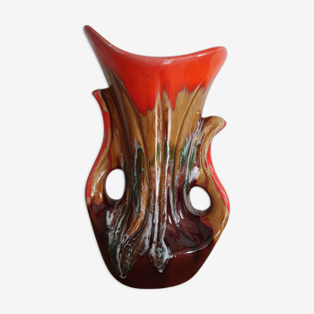 Vase with vallauris handles