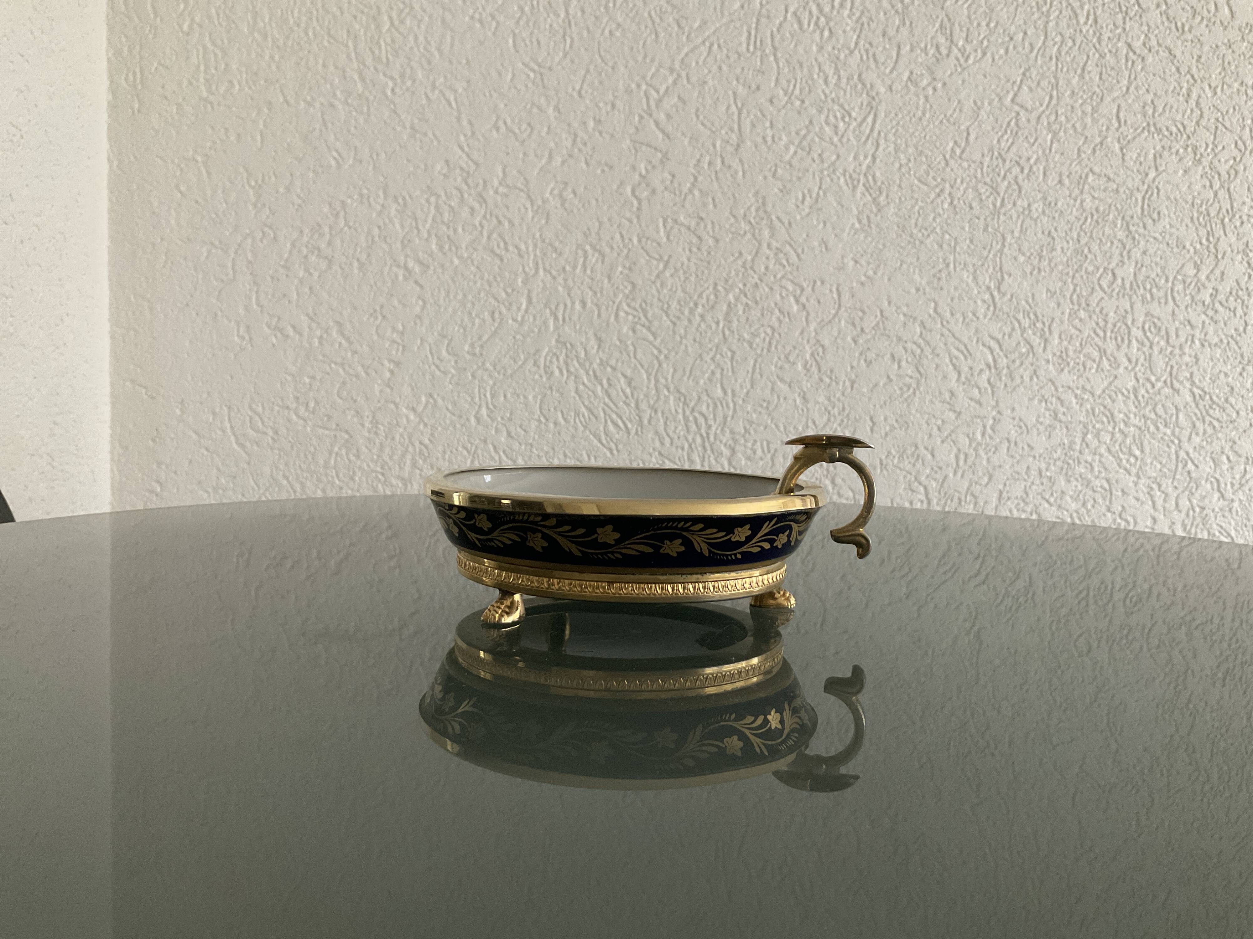 Limoges porcelain ashtray
