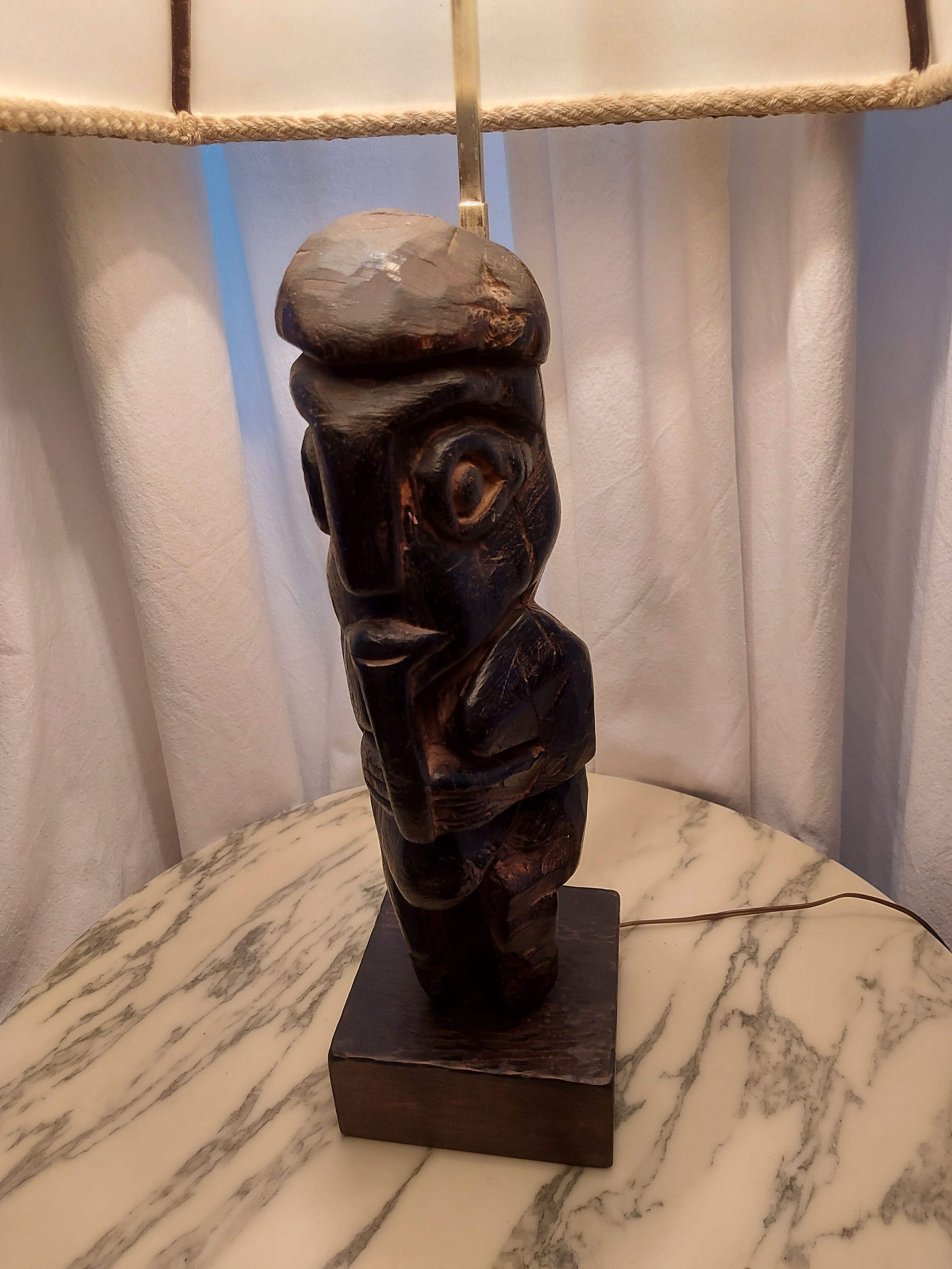 Vintage ethnic lamp of the 50's years