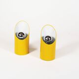 Original 1970's Pop art 'Obliqua' wall lamps by Ignazia Favata and Claudio Dini for Bieffeplast